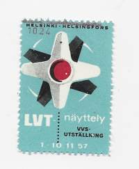 LVT näyttely Helsinki 1957  - kirjeensulkija kirjeensulkijamerkki