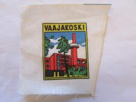 Vaajakoski -kangasmerkki, matkailumerkki, leikkaamaton