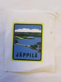 Jäppilä -kangasmerkki, matkailumerkki, leikkaamaton