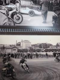 Itäharjun ajot 1955-1965 (Turku), kuva-albumi, 100 kpl painos, numeroitu 48/100 -Itäharju car &amp; motorcycle races, picture album, limited edition