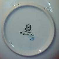 Joululautanen - Tanska vuosi 1967.  Posliinilautanen, seinälautanen, koristelautanen (Vintage Christmas Plate, Denmark Scandinavian Design, Jultallrik, Porcelain)