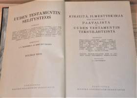 Uuden testamentin selitysteos 1-3