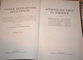 Uuden testamentin selitysteos 1-3