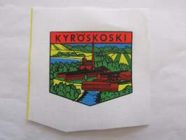 Kyröskoski -kangasmerkki, matkailumerkki, leikkaamaton