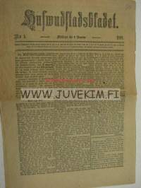 Hufwudstadsbladet 1864 5.12  nr 1