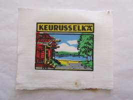 Keurusselkä -kangasmerkki, matkailumerkki, leikkaamaton