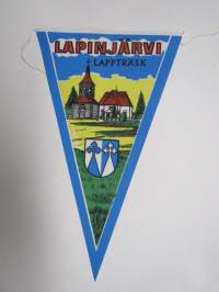 Lapinjärvi - Lappträsk -matkailuviiri / souvenier pennant