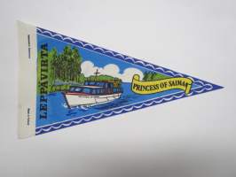 Leppävirta - Princess of Saimaa -matkailuviiri / souvenier pennant