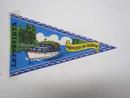 Leppävirta - Princess of Saimaa -matkailuviiri / souvenier pennant