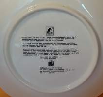 Muistolautanen - Vest-Agdertallerkenen 1982.  Posliinilautanen, seinälautanen, keräilylautanen (Norway, Scandinavian porcelain, commemorative plate, Norja)