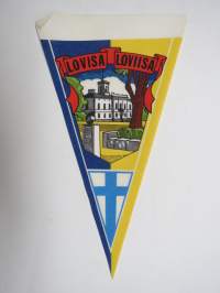 Loviisa / Lovisa -matkailuviiri / souvenier pennant