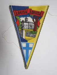 Loviisa / Lovisa -matkailuviiri / souvenier pennant