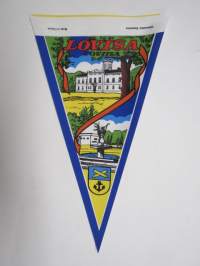 Loviisa / Lovisa -matkailuviiri / souvenier pennant