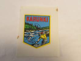 Karunki -kangasmerkki, matkailumerkki, leikkaamaton
