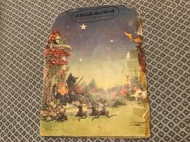 Vanha ikkunakirja - Nursery Nonsense Molly B Thomson Illustrated Rhymes Hey Diddle Diddle