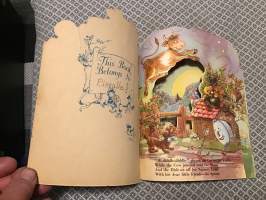 Vanha ikkunakirja - Nursery Nonsense Molly B Thomson Illustrated Rhymes Hey Diddle Diddle