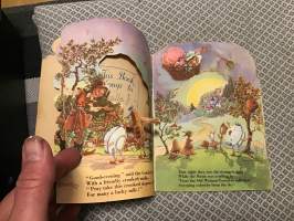 Vanha ikkunakirja - Nursery Nonsense Molly B Thomson Illustrated Rhymes Hey Diddle Diddle