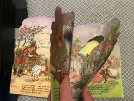 Vanha ikkunakirja - Nursery Nonsense Molly B Thomson Illustrated Rhymes Hey Diddle Diddle