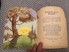 Vanha ikkunakirja - Nursery Nonsense Molly B Thomson Illustrated Rhymes Hey Diddle Diddle