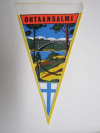 Ohtaansalmi - Outokumpu / Tuusniemi rajalla -matkailuviiri / souvenier pennant