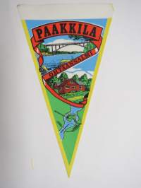 Paakkila -matkailuviiri / souvenier pennant