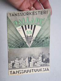 Dallapé Tanssiorkesteri - Valikoima lauluja tanssiuutuuksiin vihko nr 55