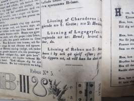 EOS - Tidskrift för barn och barnens vänner 1866 årgång - Stentryckeriet i Åbo -inbunden, tryckta bilder, delvis handkolorerade färgtryck, t.ex. Nådendal