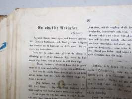 EOS - Tidskrift för barn och barnens vänner 1866 årgång - Stentryckeriet i Åbo -inbunden, tryckta bilder, delvis handkolorerade färgtryck, t.ex. Nådendal