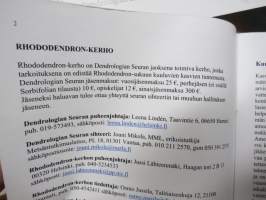 Rhododendronlehti 25 kpl lehtiä vv. 2006-2012