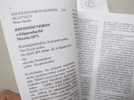 Rhododendronlehti 25 kpl lehtiä vv. 2006-2012