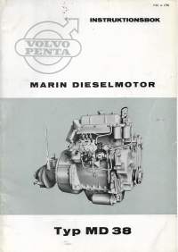 Marin dieselmotor Typ MD 38, Volvo Penta, Instruktionsbok