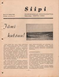 Siipi. Nuorisoilmailun äänenkannattaja. N:0 3-4 / 1945