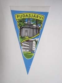 Pudasjärvi -matkailuviiri / souvenier pennant