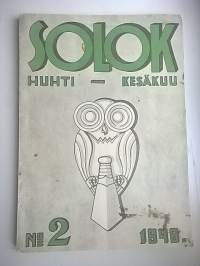 SOLOK N:o 2 huhti - kesäkuu 1946 - Sisäoppilaitoksen oppilaskunta kurssijulkaisu [ Niinisalon internaatti ]