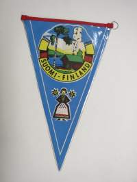 Riihimäki - Suomi / Finland (2-puolinen) -matkailuviiri / souvenier pennant