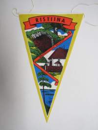 Ristiina -matkailuviiri / souvenier pennant