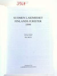 Suomen lakimiehet - Finlands jurister 1999