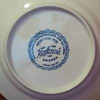 Keräilylautanen - Mors Day 1972. Posliinilautanen, seinälautanen,  ( Sweden, Ruotsi, Scandinavian Porcelain, tallrik, collecting plate)