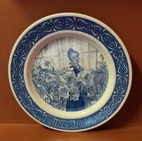 Keräilylautanen - Mors Day 1978. Posliinilautanen, seinälautanen,  ( Sweden, Ruotsi, Scandinavian Porcelain, tallrik, collecting plate)