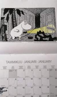 Muumi - Moomin - seinäkalenteri 2013