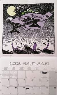 Muumi - Moomin - seinäkalenteri 2013