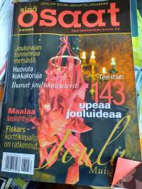 Sinä osaat- käsityölehti 5-6/2006 joulunajan tunnelmaa metsästä, huovuta kukkakoruja, maalaa lasilyhtyjä, joulun kranssit