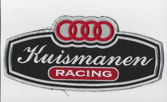 Audi Kuismanen Racing  13x28 cm -    iso kangasmerkki hihamerkki