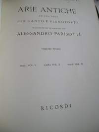 pianoforte Arie antiche ad una voce per canto e pianoforte.....