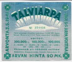 Talviarpa 1941  arpa