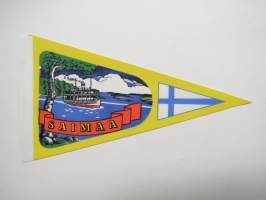 Saimaa (höyrylaiva &quot;Mikkeli&quot;) -matkailuviiri / souvenier pennant