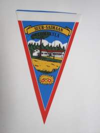 Saimaa - Suur-Saimaan lomakylä -matkailuviiri / souvenier pennant