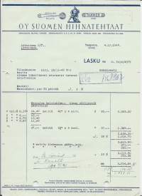 Suomen Hihnatehtaat Oy  1940 firmalomake