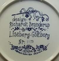 SAMLARTALLRIKAR - Göteborg - 1923. Liseberg 1973. Keräilylautanen. Posliini, seinälautanen. (Vintage,  Scandinavian Porcelain, tallrik, collecting plate)