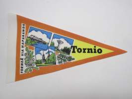Tornio - Torneå via Haparanda -matkailuviiri / souvenier pennant